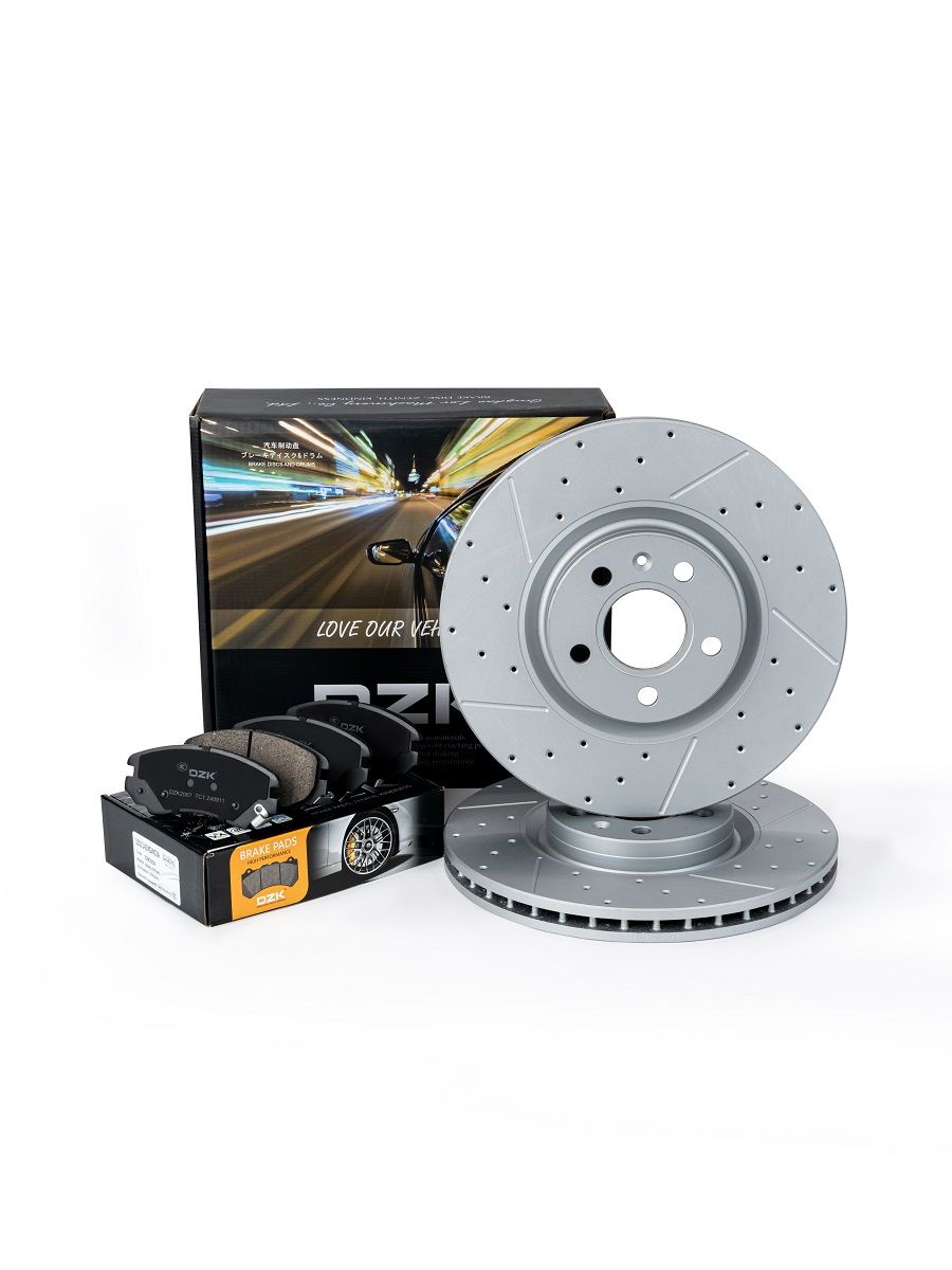 WEY 05/Coffee Hybrid. Передние вентилируемые тормозные диски и "керамические" колодки DZK. 3501121XGW01B;3501121XGW01A; 3501206XGW01A - Миниатюра 1